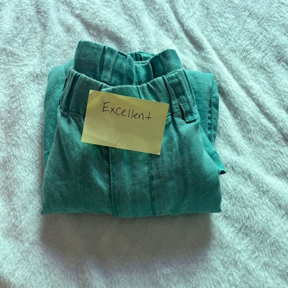 Tommy Bahama Mens Green Flat Front Bermuda Casual Walking Shorts Medium Pockets - Picture 10 of 10